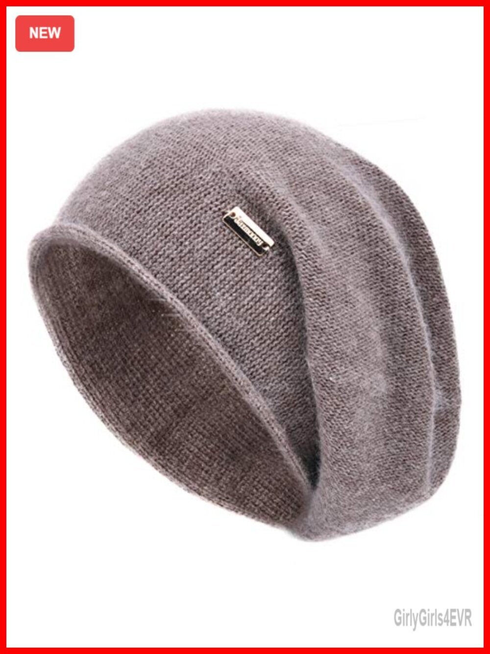Slouchy Knit Beanie Hat for Women Winter Soft Warm Lightweight Skull Cap